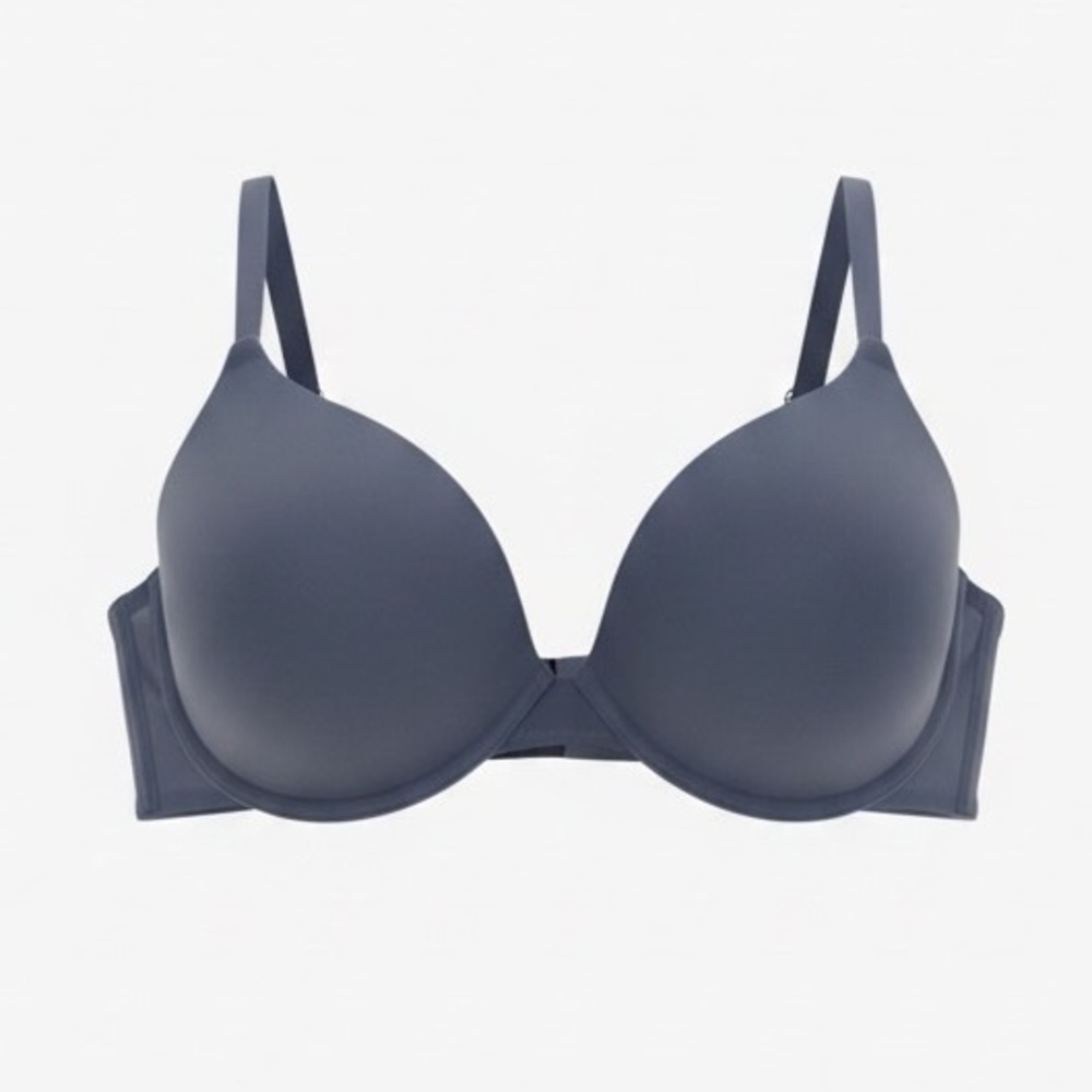 Soma Vanishing Back Push Up Bra Black Underwire 34D 1113